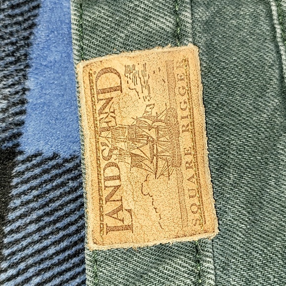 Vintage. Made in USA. Lands' End Square Rigger Jeans. Waist 37 inseem 28 - Picture 3 of 16